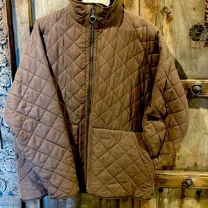 Barbour classic diamond quilt jacket in brown